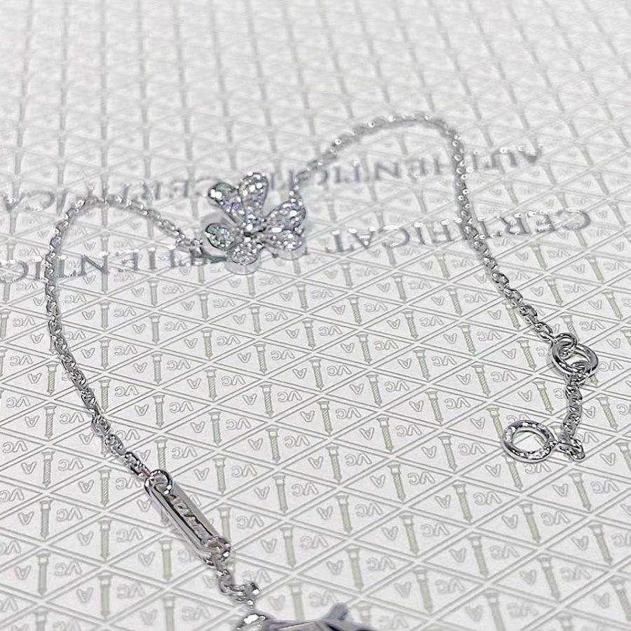 [Demi jewelry]FRIVOLE SILVER FLOWER DIAMOND BRACELET