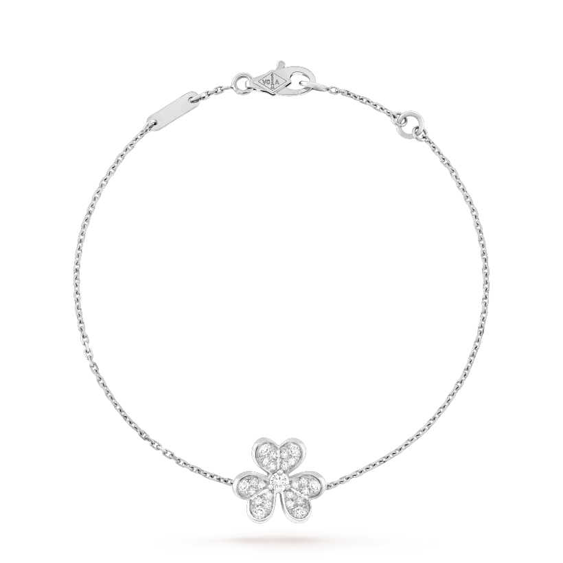 [Demi jewelry]FRIVOLE SILVER FLOWER DIAMOND BRACELET
