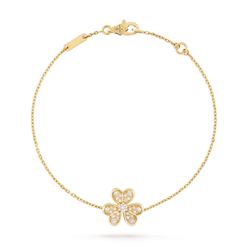 [Demi jewelry]FRIVOLE GOLD FLOWER DIAMOND BRACELET