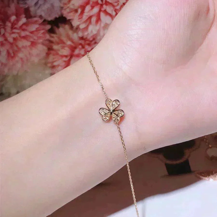 [Demi jewelry]FRIVOLE GOLD FLOWER DIAMOND BRACELET