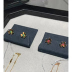 [Demi jewelry]FRIVOLE  FLOWER PINK EARRINGS