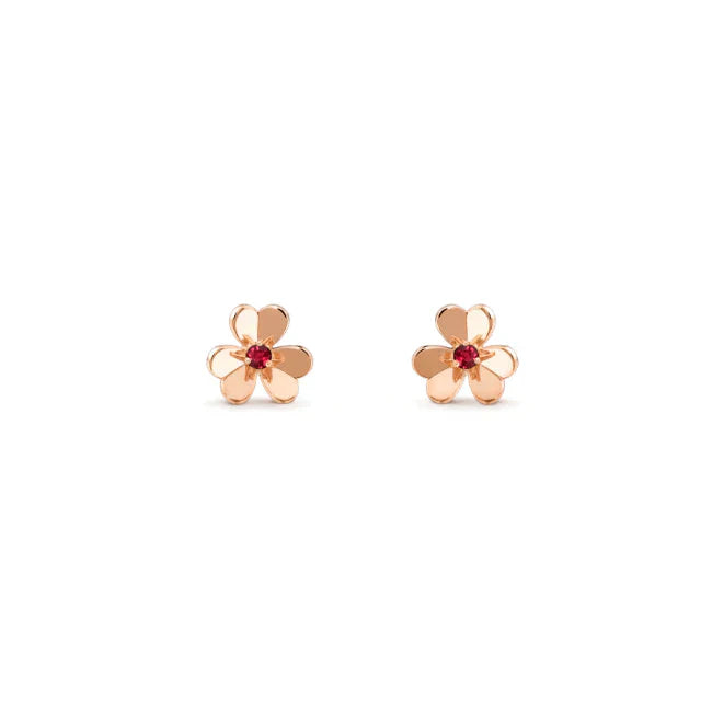 [Demi jewelry]FRIVOLE  FLOWER PINK EARRINGS