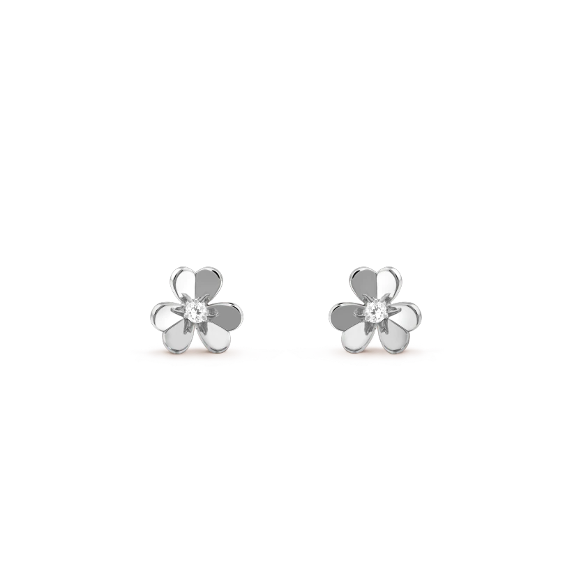 [Demi jewelry]FRIVOLE MINI SILVER FLOWER EARRINGS