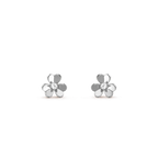 [Demi jewelry]FRIVOLE MINI SILVER FLOWER EARRINGS