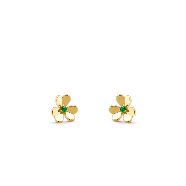 [Demi jewelry]FRIVOLE  FLOWER MALACHITE EARRINGS