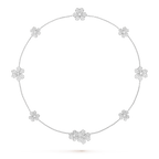 [Demi jewelry]FRIVOLE SILVER 9 FLOWERS NECKLACE