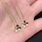 [Demi jewelry]FRIVOLE GOLD FLOWER NECKLACE