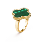 [Demi jewelry]CLOVER MALACHITE RING