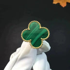 [Demi jewelry]CLOVER MALACHITE RING
