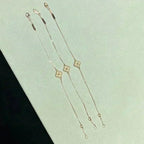 [Demi jewelry]CLOVER SINGLE FLOWER BRACELET