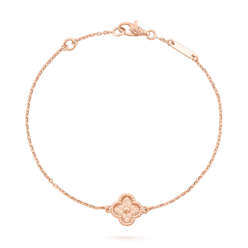 [Demi jewelry]CLOVER SINGLE FLOWER BRACELET
