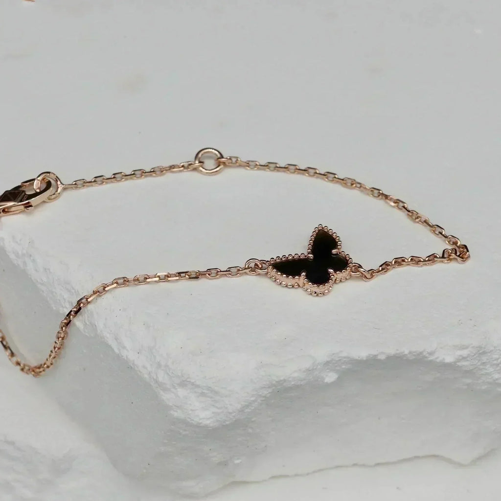 [Demi jewelry]BUTTERFLY ONYX  BUTTERFLY BRACELET