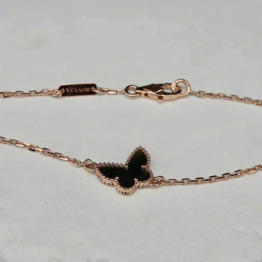 [Demi jewelry]BUTTERFLY ONYX  BUTTERFLY BRACELET
