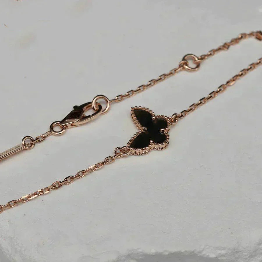 [Demi jewelry]BUTTERFLY ONYX  BUTTERFLY BRACELET