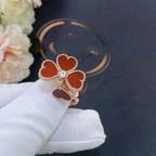 [Demi jewelry]SWEET CLOVER CARNELIAN RING