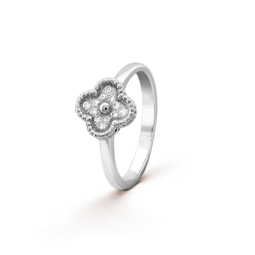 [Demi jewelry]CLOVER DIAMOND RING