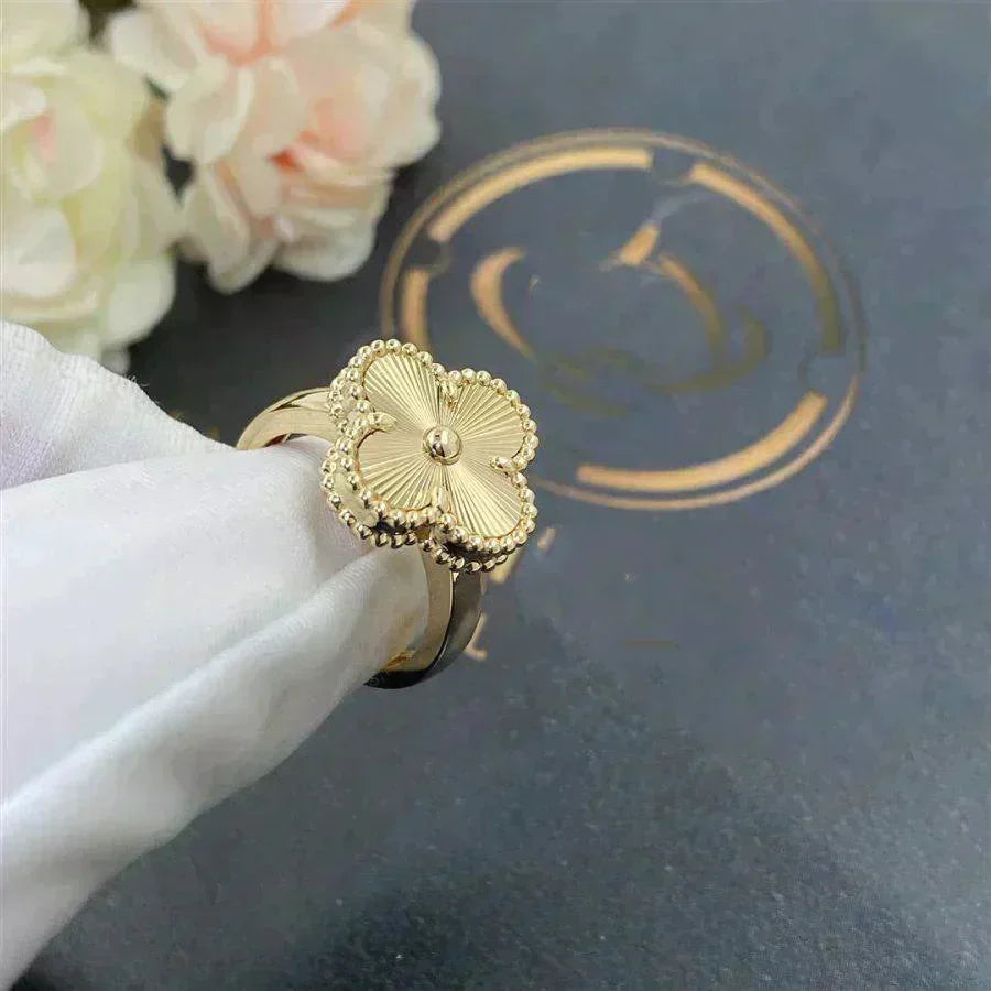 [Demi jewelry]CLOVER GOLD RING