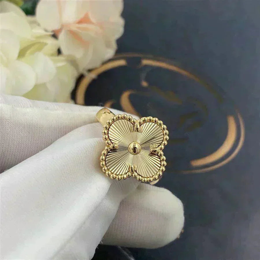 [Demi jewelry]CLOVER GOLD RING