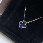 [Demi jewelry]CLOVER 15MM PIETERSITE NECKLACE SILVER