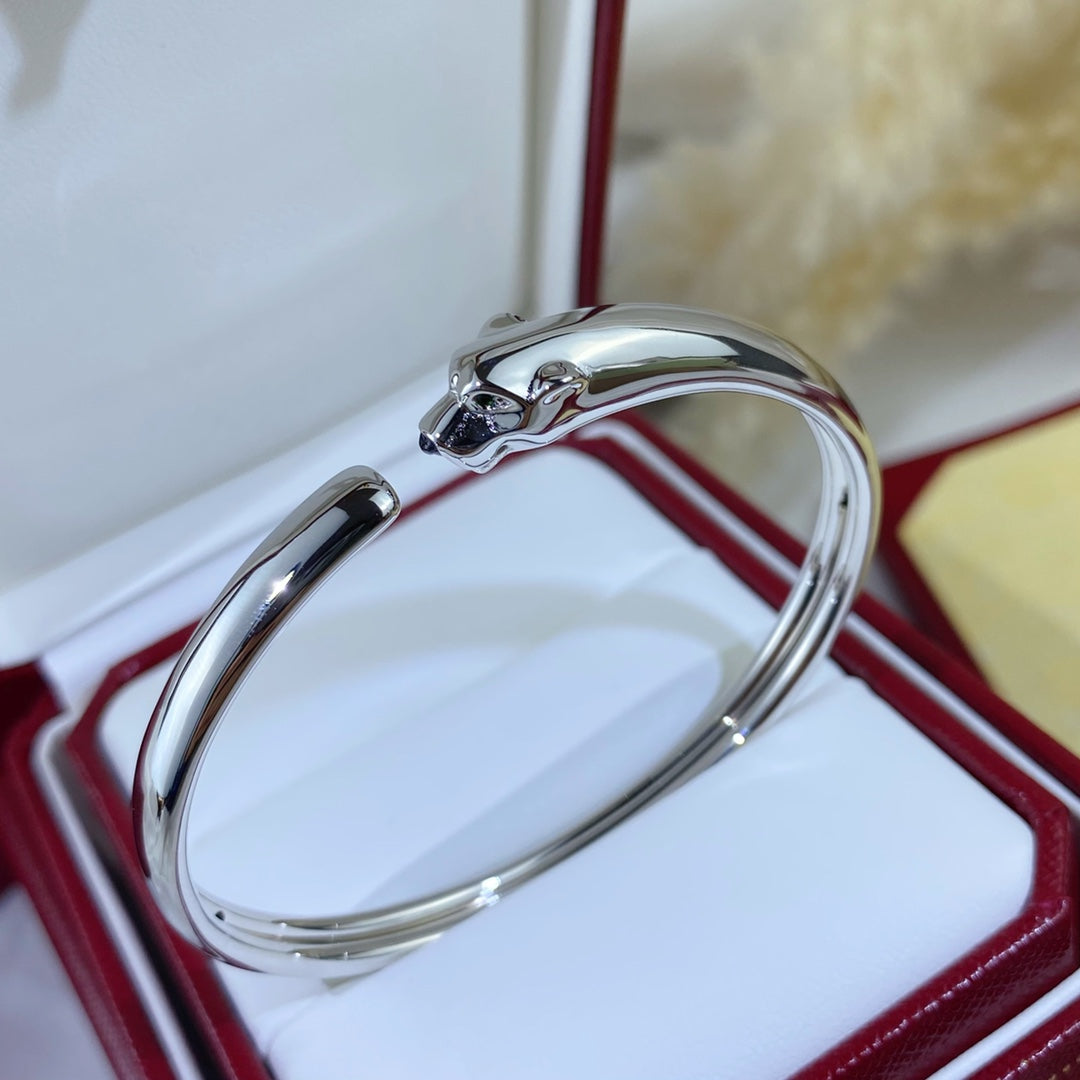 [Mystic]PANTHERE SILVER OPEN BRACELET