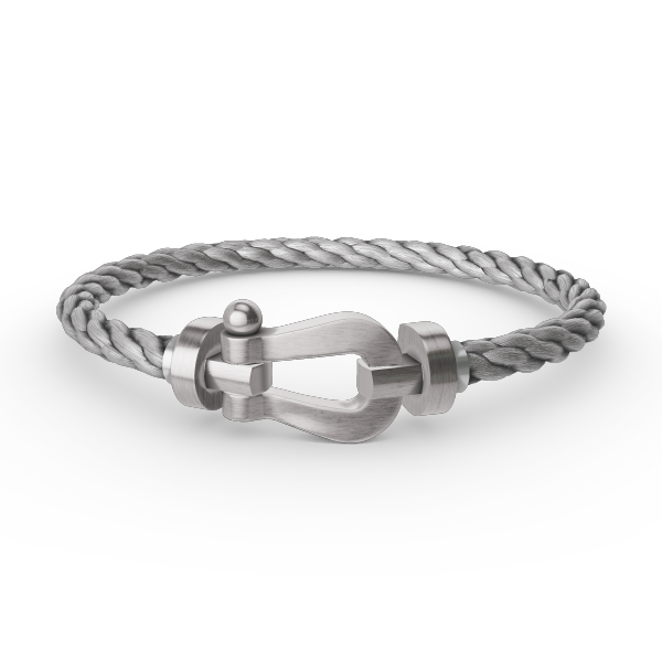 [Demi jewelry]FORCE LARGE HORSESHOE NO DIAMOND BRACELET SILVER