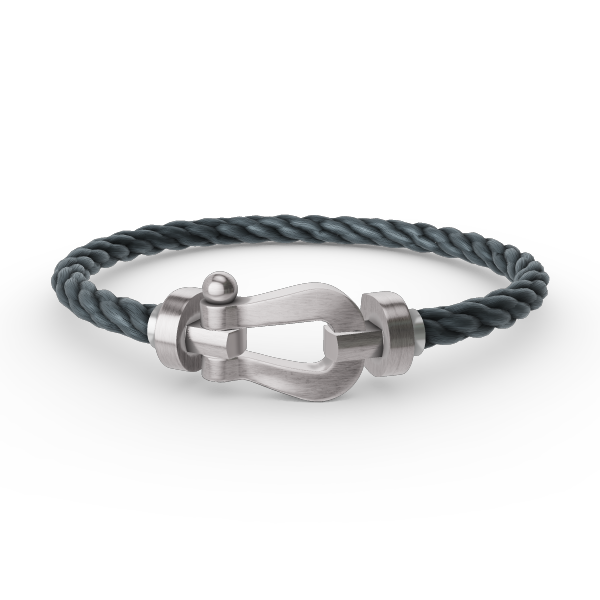[Demi jewelry]FORCE LARGE HORSESHOE NO DIAMOND BRACELET SILVER