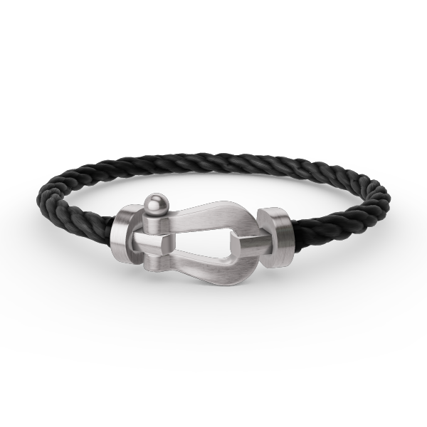 [Demi jewelry]FORCE LARGE HORSESHOE NO DIAMOND BRACELET SILVER