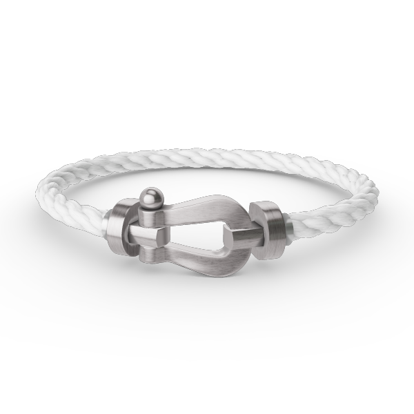 [Demi jewelry]FORCE LARGE HORSESHOE NO DIAMOND BRACELET SILVER