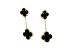 [Demi jewelry]CLOVER 2 MOTIFS  EARRINGS (MULTIPLE CHOICESC