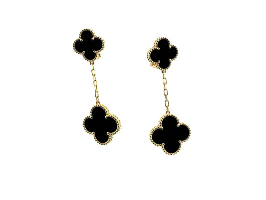 Mysitc CLOVER 2 MOTIFS  EARRINGS (MULTIPLE CHOICESC