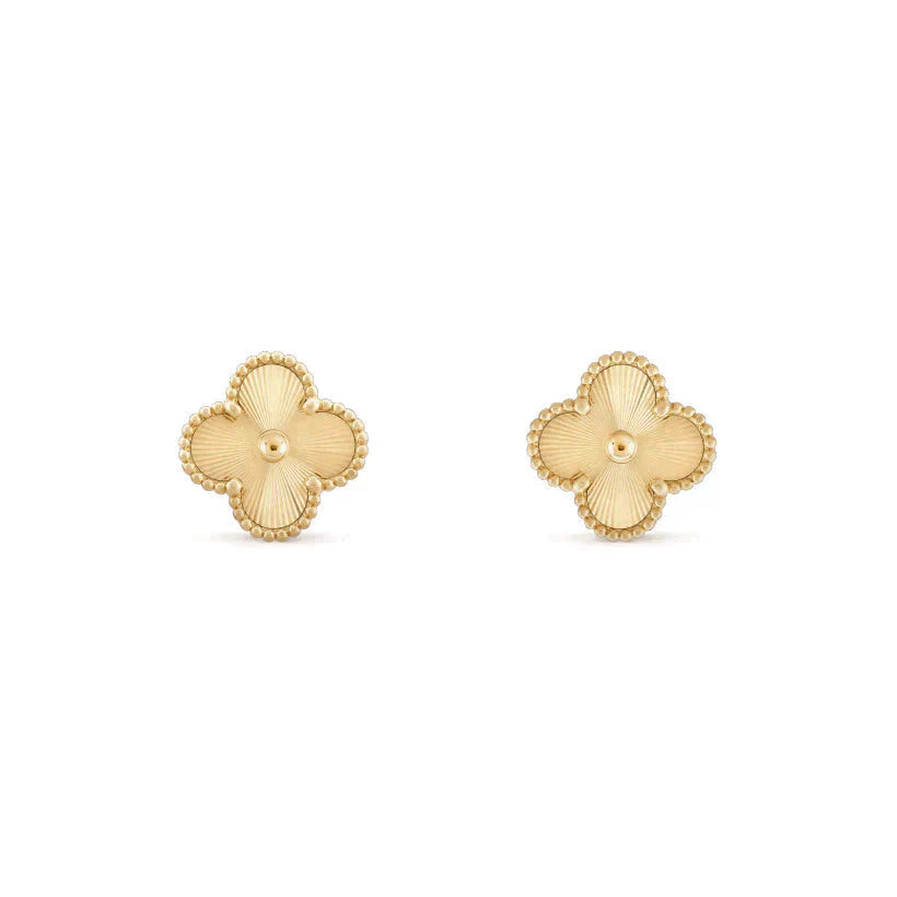 [Demi jewelry]CLOVER MEDIUM 1 MOTIFS LASER EARRINGS