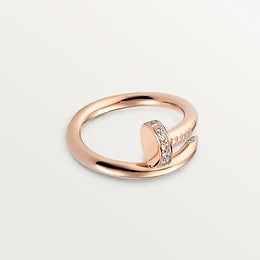 [Demi jewelry]JUSTE RING 2.65MM PINK GOLD DIAMOND