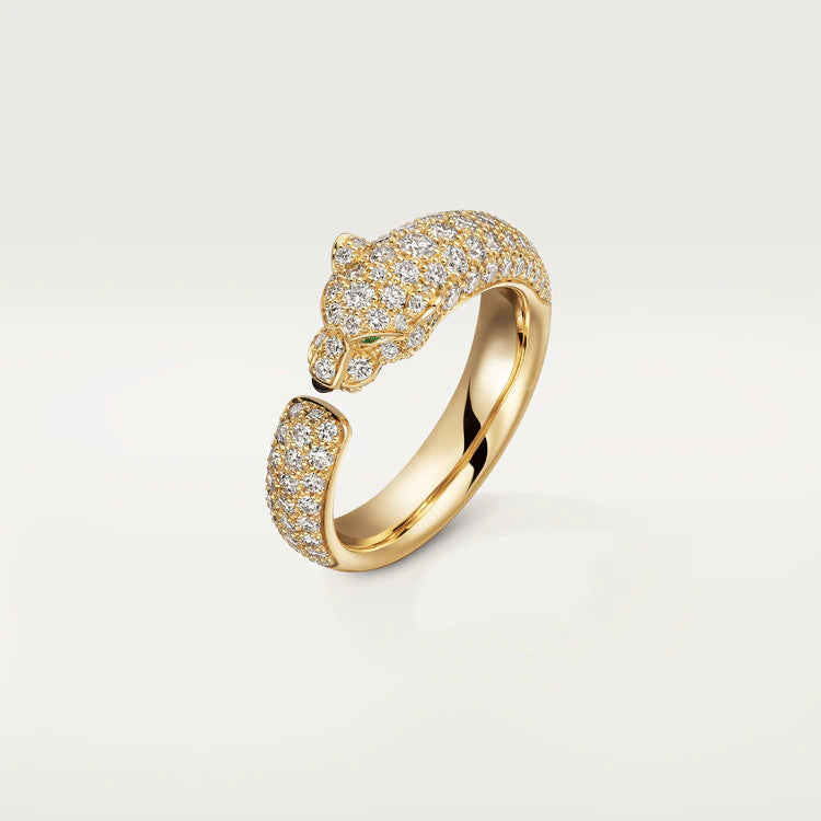 [Demi jewelry]PANTHERE PINK GOLD DIAMOND RING